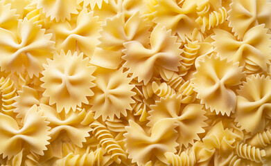 Pasta Palette: Gastronomic Canvas. Delicious Background. 