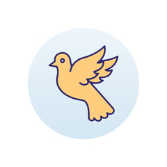 Dove vector icon