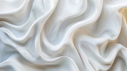 Fototapeta premium a close up view of fabric draped on the wall as a backdrop for your artwork