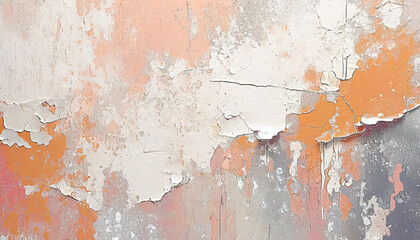 Abstrakcyjne tło, tapeta z motywem starej ściany. Generative AI