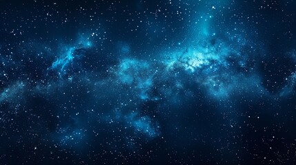 Naklejka premium Beautiful night sky with stars and milky way, starry background