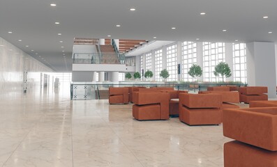 lobby interior design - 780445128