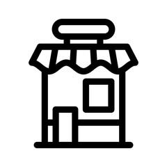 shop icon or logo isolated sign symbol vector illustration - high quality black style vector icons
