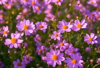purple flowers that are blooming and in the background, a blurry image
