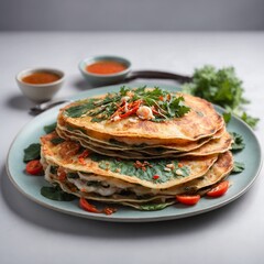 Haemul pajeon (seafood pancake)