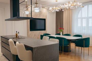 Interior of modern kitchen