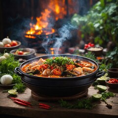 Maeuntang (spicy fish stew)