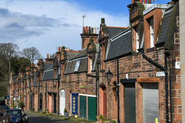 View at Dean village on Edinburgh in Scotland - 780449505