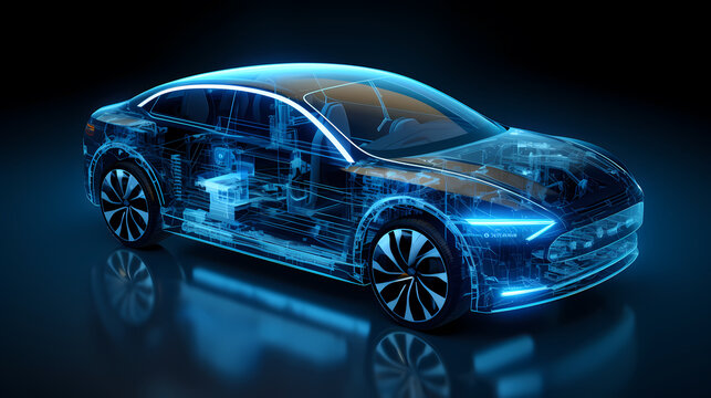 Future smart electric concept cool car design