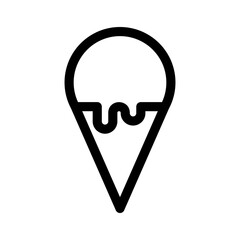 snow cone icon or logo isolated sign symbol vector illustration - high quality black style vector icons
