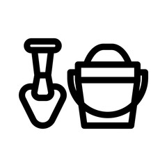 snow spade icon or logo isolated sign symbol vector illustration - high quality black style vector icons
