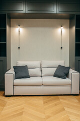 Interior of personal office in the apartment