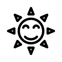 sun icon or logo isolated sign symbol vector illustration - high quality black style vector icons
