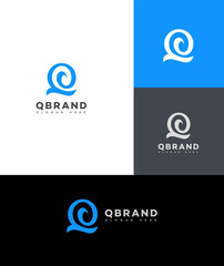 Q Letter Logo Icon Brand Identity Sign, Q Letter Symbol Template 