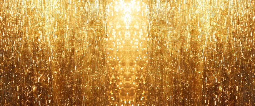 Golden tinsel curtain background. Parents are meant to be the most powerful and beautiful images