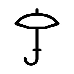 umbrella icon or logo isolated sign symbol vector illustration - high quality black style vector icons
