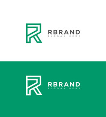 R Letter Logo Icon Brand Identity Sign, R Letter Symbol Template 