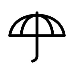 umbrella icon or logo isolated sign symbol vector illustration - high quality black style vector icons
