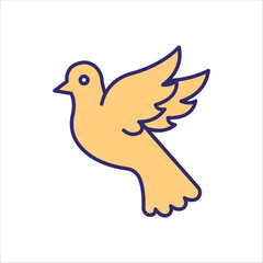 Dove vector icon