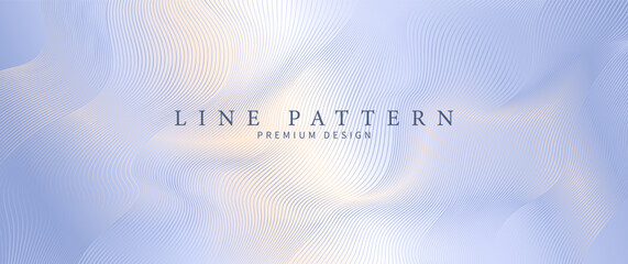 Premium background with line pattern on luxury gradient.  Elegant abstract vector illustration for invitation, flyer, cover design, luxe invite, business banner, prestigious voucher.