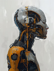 humanoid robot.