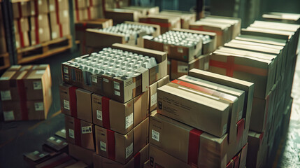 Warehouse Efficiency, A Realm of Boxes and Industrial Might, The Heart of Distribution
