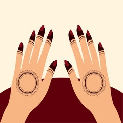 henna hands, henna vector illustration, mehndi hands, mehndi illustration, mandala henna vector hand