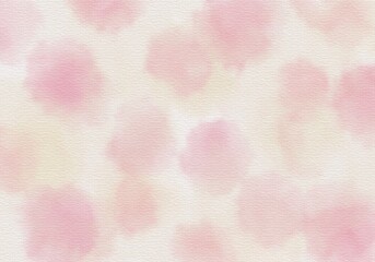水彩のふんわり背景　ピンク