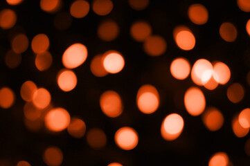 Burnt Orange Abstract Curved Paper Background Design