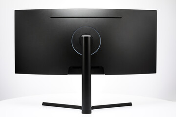 Computer monitor stands on the table