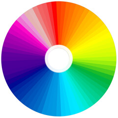 Cd roue chromatique nuancier guide palette couleurs 