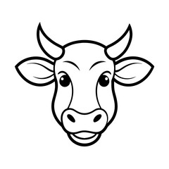 Cow Mascort Logo