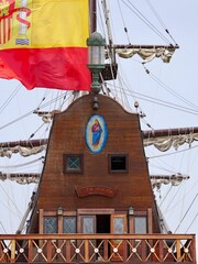 The Galleon Andalusia (El Galeón Andalucía), the reproduction of a 17th century Spanish galleon...