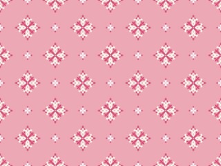 asian ikat seamless pattern traditional design illustration for background carpet clothing and home decoration 