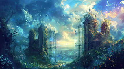 The gates of heaven that wait after death