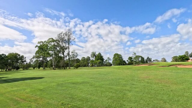 Scenic Golf Course Panorama