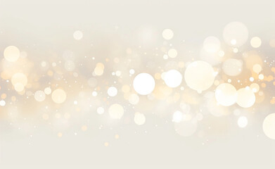 A beautiful array of soft golden lights creates a bokeh effect, giving the feeling of a celebration or festive occasion.
