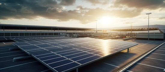 Using solar panels on the roofs of industrial plants and warehouses is a sustainable and green option for commercial and industrial solar energy.