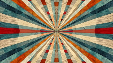 symmetrical abstract stripes pastel color