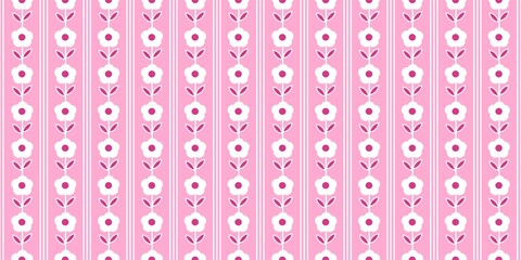 abstract  seamless pattern with cute chamomile flowers. modern floral pink background surface design, textile, print, wrapp paper, cover. trend art illustration.