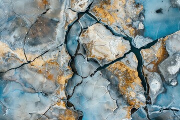 Arctic Veins: The Intricate Dance of Ice and Water - A Generative AI Creation