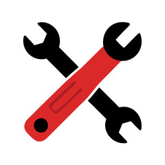wrench vector illustration