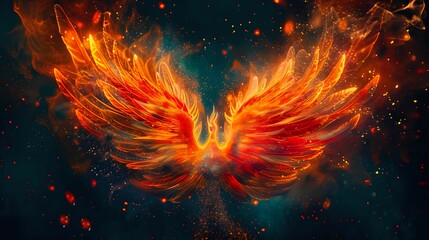 Fototapeta premium Resurrection of the Phoenix./n
