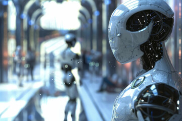 Fototapeta premium Artificial intelligence - Generative AI