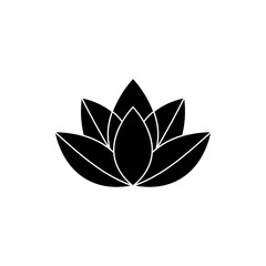 Lotus, flower abstract logo isolated on white - 780528954