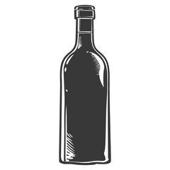 Silhouette Scandinavian Unique bottle black color only