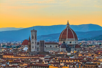 Fototapeta premium Florence dom from afar