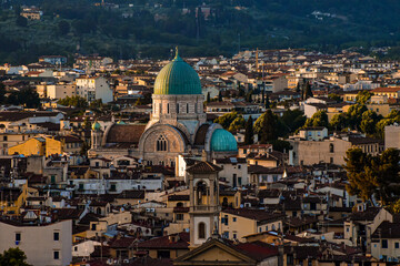 Fototapeta na wymiar Florence city overview 