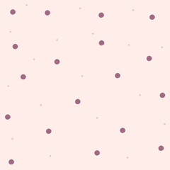Abstract Pink Polka Dot Background