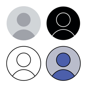 Basic User Circle Multiple Styles